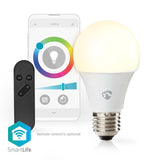 Nedis WIFILRC10E27 Smartlife Multicolour Lamp Wi-fi E27 806 Lm 9 W Rgb Warm To Cool White Android trade; Ios Peer