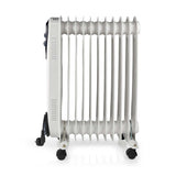 Nedis HTOI30WT11 Mobile Ueleg Radiator 1000 1500 w 11 Finsleable Thermostat 3 Hëtztpositiounen