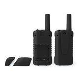 Nedis WLTK0610BK Walkie Talkie Set 2 håndsæt op til 6 km frekvenskanaler: 8 PTT Vox til 3 timers hovedtelefonudgang 2 headset sort