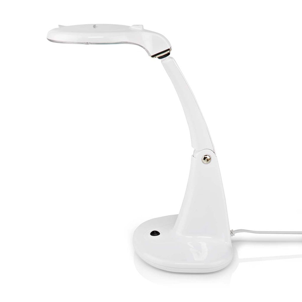 Nedis Magl1wt Table-LooPlamp-Objektivstärke: 3 12 Diopter 6500 K 6,5 W 585 LM Weiß