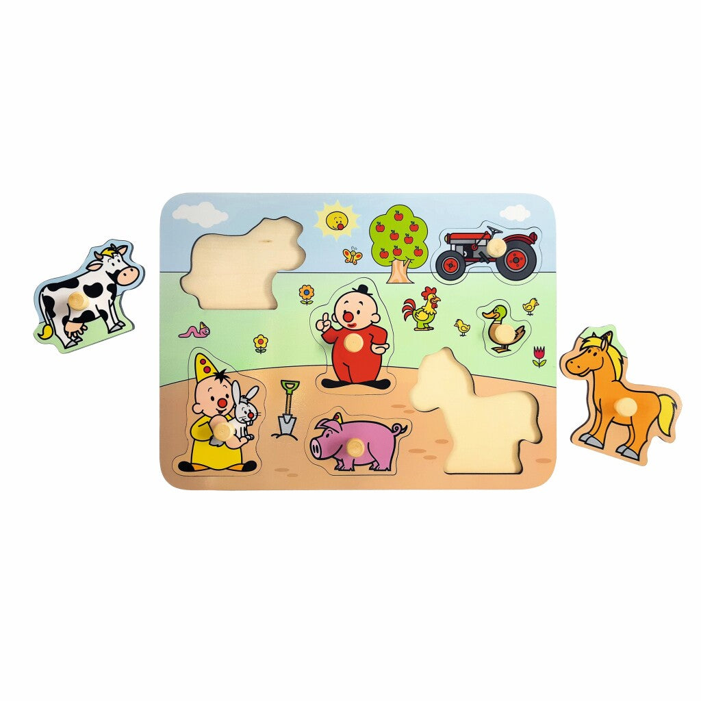 Studio 100 Form Puzzle Farm Junior Wood 7 sztuk