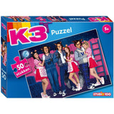 Studio 100 Puzzel 3 Biggetjes en de Wolven 50 Stukjes + Poster