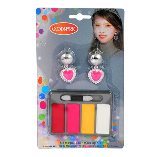 Basic make -up set princess + earrings