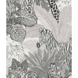 North Wall Noordwand Wallpaper Good Vibes Animals Gray and Black