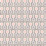 North Wall Noordwand Fond d'écran Bonnes vibrations Hexagon Match rose et violet