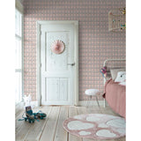 North Wall Noordwand Fond d'écran Bonnes vibrations Hexagon Match rose et violet