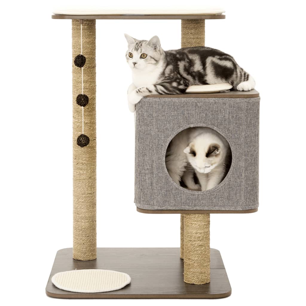 Jack and Vanilla Jack and Vanilla cat furniture Molly 56x56x80 cm Gray