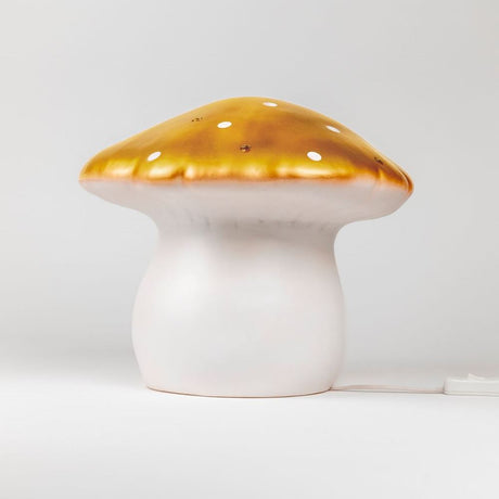 Egmont lampa houbová zlatá + stmívač.