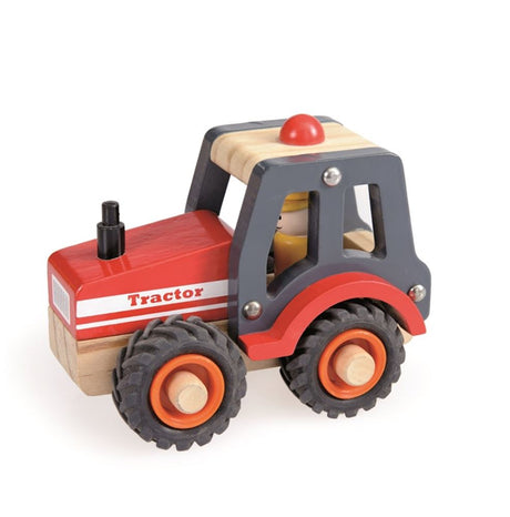 Egmont wooden tractor. fsc. 13x7x10 cm.