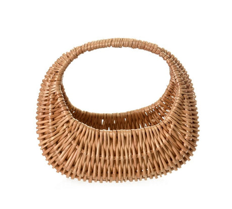 Egmont wicker basket oval approx. 19x18x12 cm