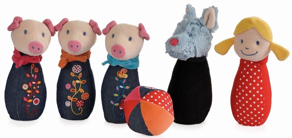 Bowling Set Wolf 18 cm. 0+