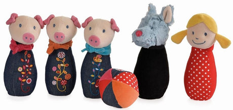 Bowling set wolf 18 cm. 0+