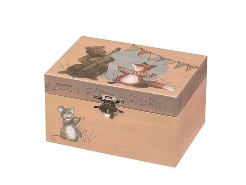 Ty Egmont Schmuckbox mat Musek. Museker