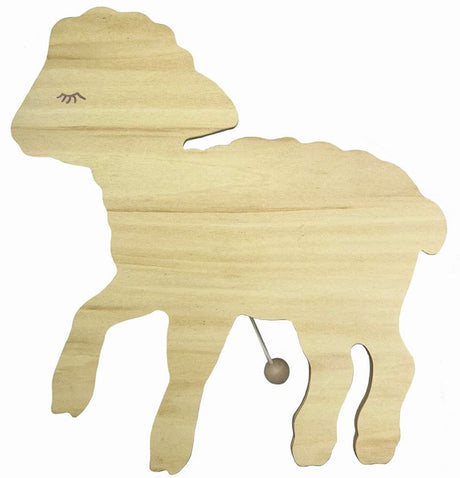 Wooden wall music box mary. 25x25x4 cm.