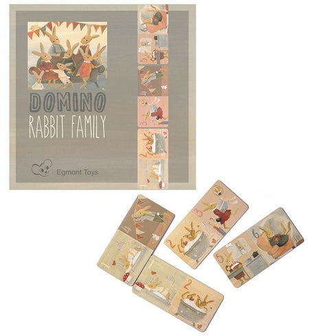 Egmont Domino Famill Kanéngchen. fsc Kartong