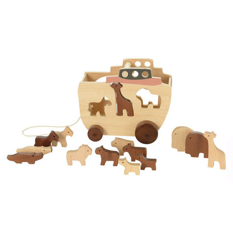 Egmont pull figure Noah's ark. 24x12x20