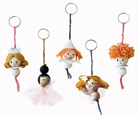 Making Egmont keychain figures. 5