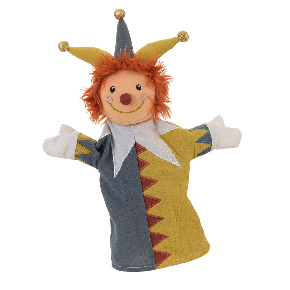 Egmont hand puppet jester harlequin. 29 cm. 0+