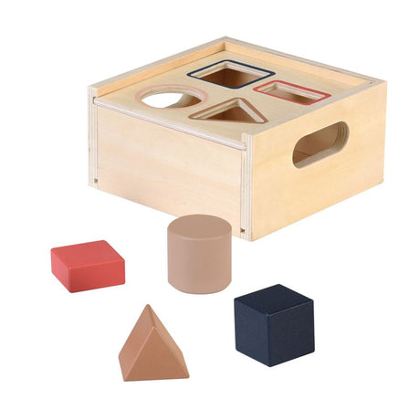 Box in Houtern-Form. fsc. 13x13x7cm. 1+