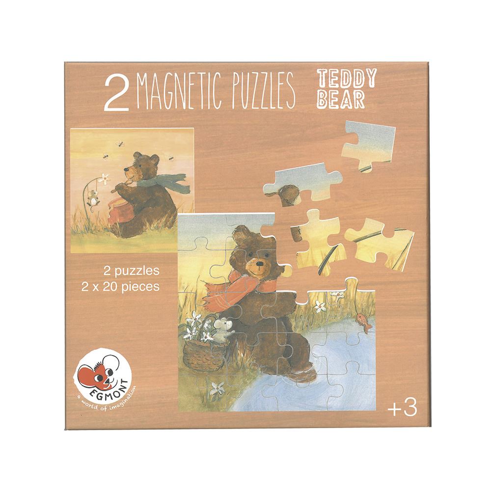 Egmont magnet puzzle teddy bear. 17.5x1