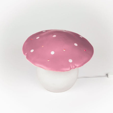 Egmont lampa houbová lila + stmívač.