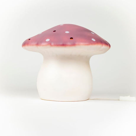 Lampa Egmont grzybkowa fioletowa + ściemniacz.