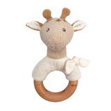 Egmont cuddly toy rattle giraffe leonie.