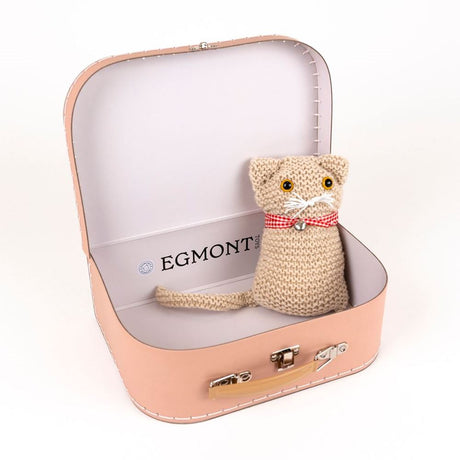 Egmont heklesett ullkatt. 29x20x10 cm. 3+