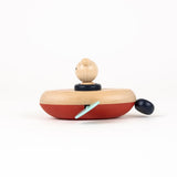 Egmont clockwater boat bear. 13x11x7 cm.