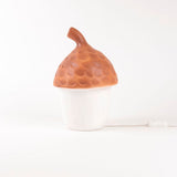 Egmont Lampe Eikel Rot Brick + Dimmer.