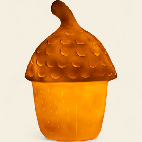 Egmont lamp acorn red brick + dimmer.