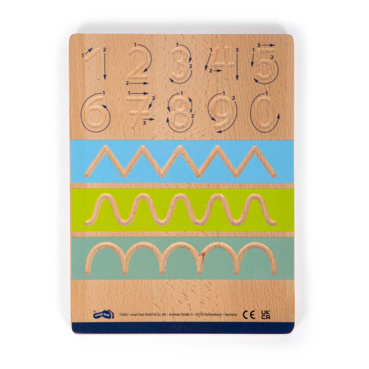 Small Foot - Wooden writing board set for writing training