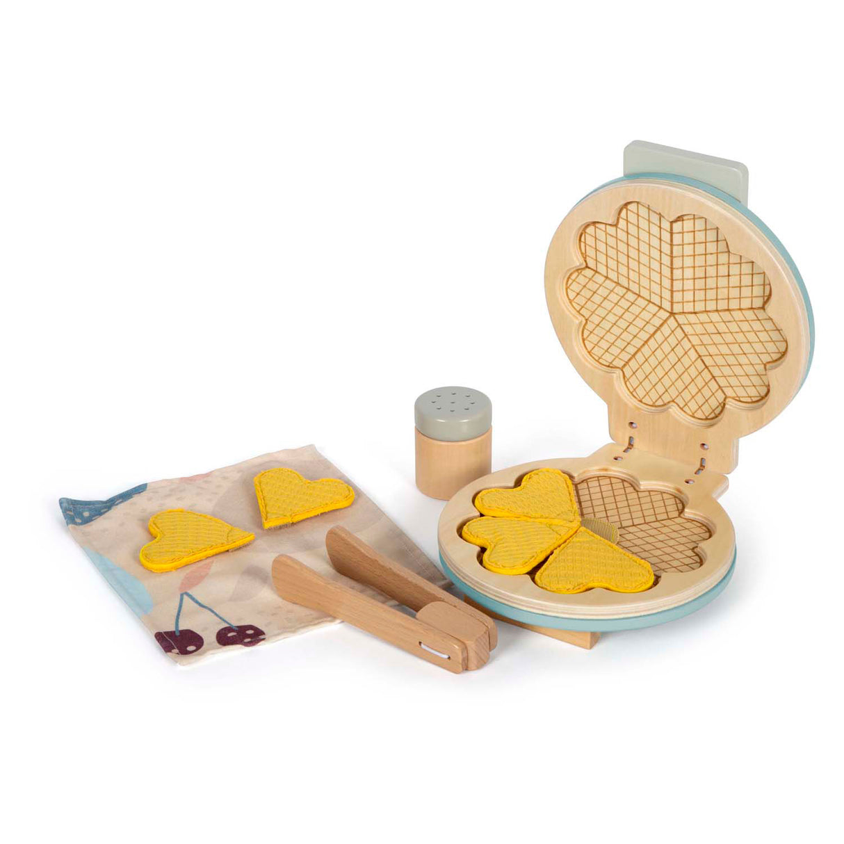 Kleiner Fuß - Holzwaffel -Eisen -Spielset, 10dlg.