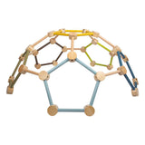 Kleng Fouss Holzklammen Frame Geodome Aventure