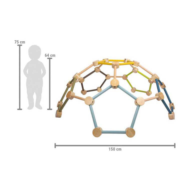 Lille fod træ klatring ramme geodome eventyr