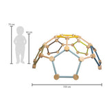 Kleng Fouss Holzklammen Frame Geodome Aventure