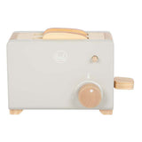 Small foot - wooden toaster set gray tasty