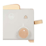 Small foot - wooden toaster set gray tasty