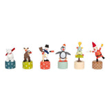 Small foot - display Christmas and winter dance figures, 12 pcs.