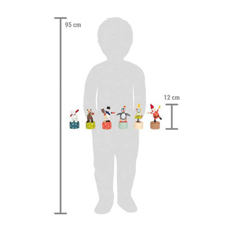 Small foot - display Christmas and winter dance figures, 12 pcs.