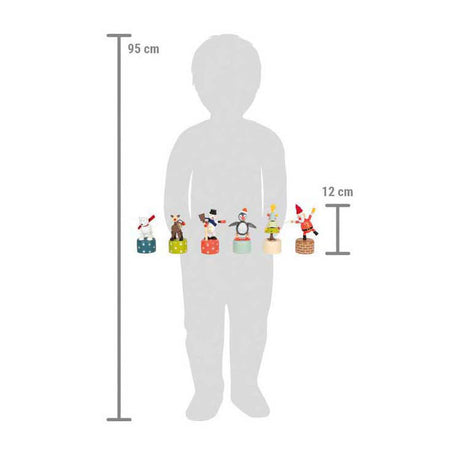 Small Foot - Display Weihnachts- und Wintertanzfiguren, 12-tlg.
