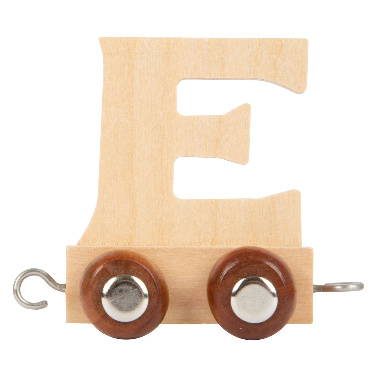 Small foot - wooden letter train - e - 12 pieces