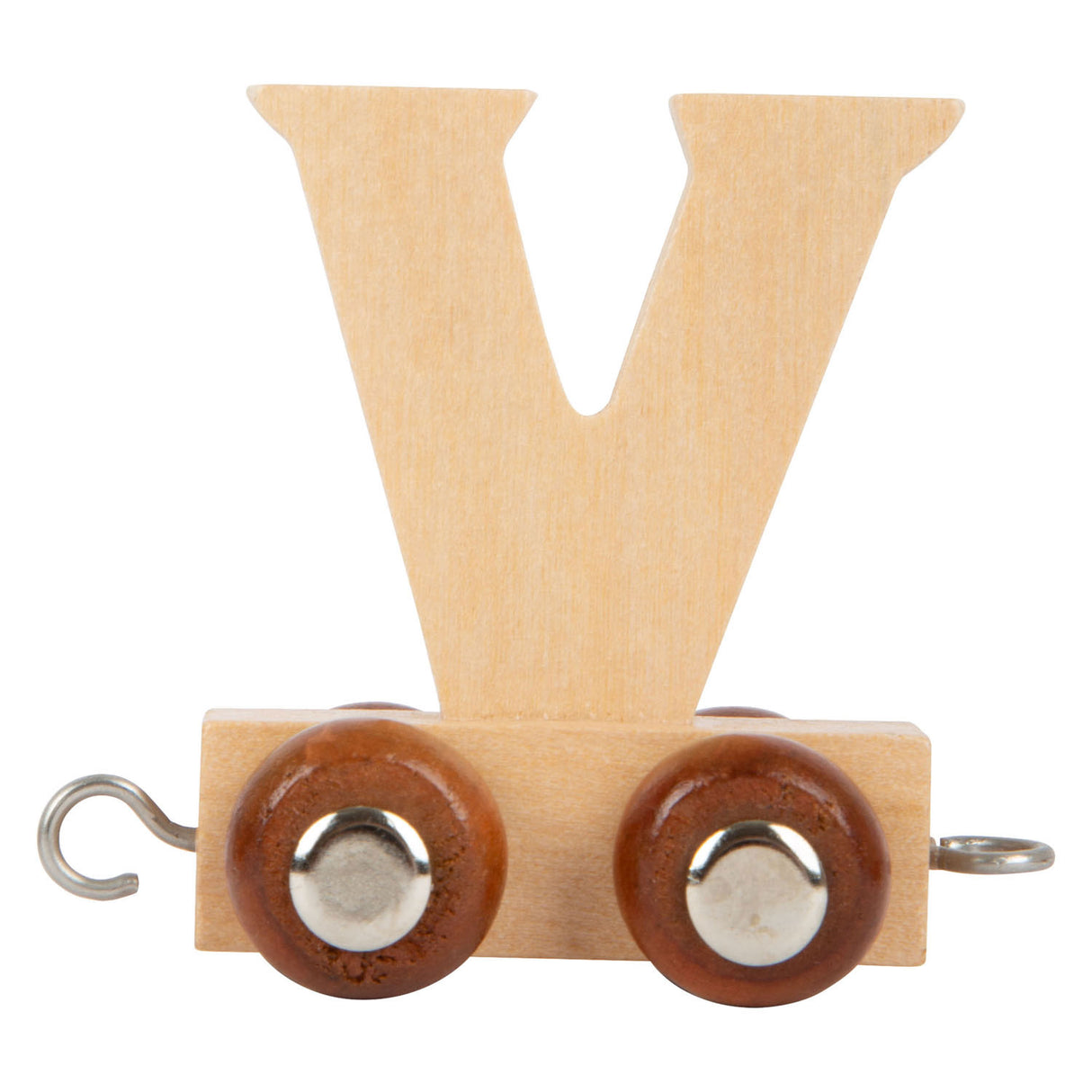 Small Foot - Buchstabenzug aus Holz - v - 12 Stück
