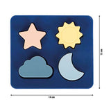 Small foot - silicone puzzle