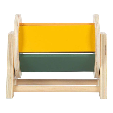 Small foot - wooden Montessori rotating drum fsc
