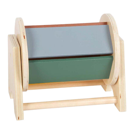 Small foot - wooden Montessori rotating drum fsc