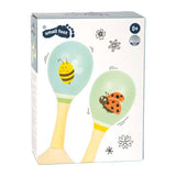 Small foot - wooden maracas tiny friends - 2 pcs.