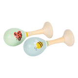 Small foot - wooden maracas tiny friends - 2 pcs.