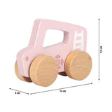 Klenge Fouss - Holz Push Auto rosa