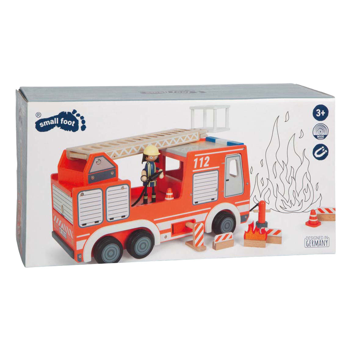 Small foot - fire engine